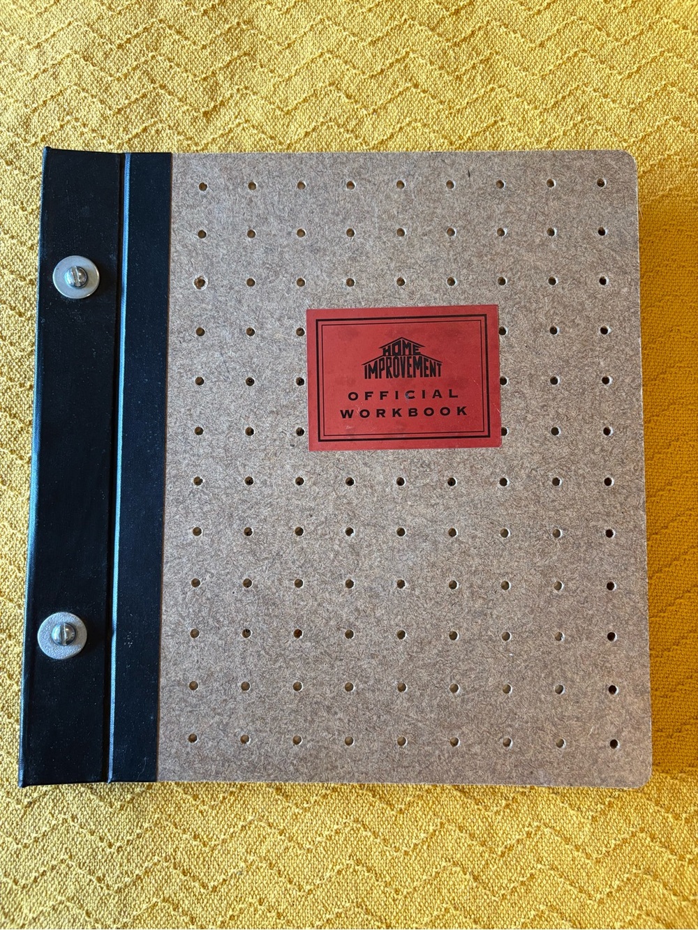 Home Improvement Official Workbook - Brown & Black with Red Label